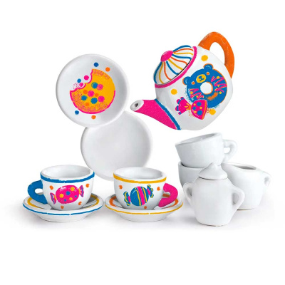 Набор для творчества Genio Kids Самый стильный чайный сервиз Dream Makers AKR03 1